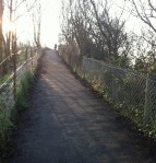 coastal path approaching Wain's Hill