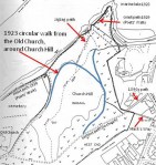 1923 Church Hill path
