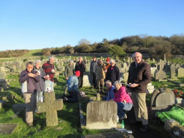 a birthday tea break with cake
